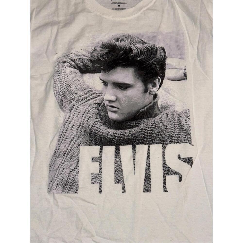 Graceland Elvis Presley 100%‎ Cotton Spencer’s Printed Tee New Medium